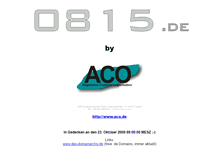 Tablet Screenshot of 0815.de